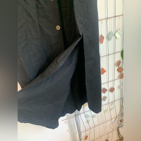 Bohemian style button-front linen dress vest - Picture 7 of 7